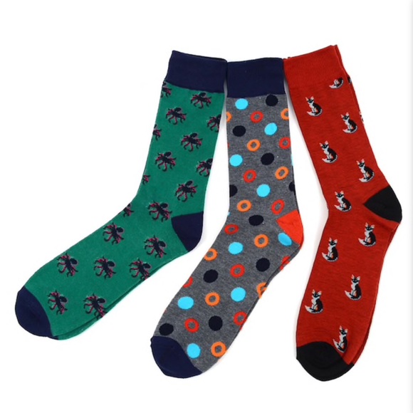 Men’s Fancy Socks! 3 pack assorted. - Picture 2 of 6